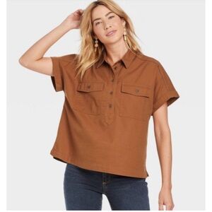 Utility pullover shirt